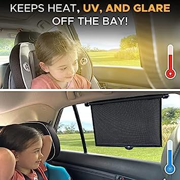 Universal Fit Magnetic Car Side Window Privacy Sunshade Car Window Curtain