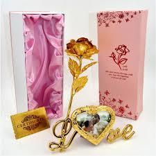 24K Gold Rose Gift Box